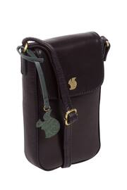 Conkca Buzz Leather Cross-Body Phone Bag - Image 3 of 5