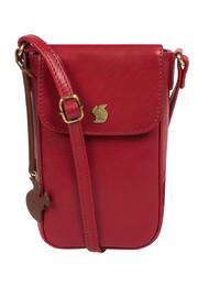 Conkca Buzz Leather Cross-Body Phone Bag - Image 1 of 5