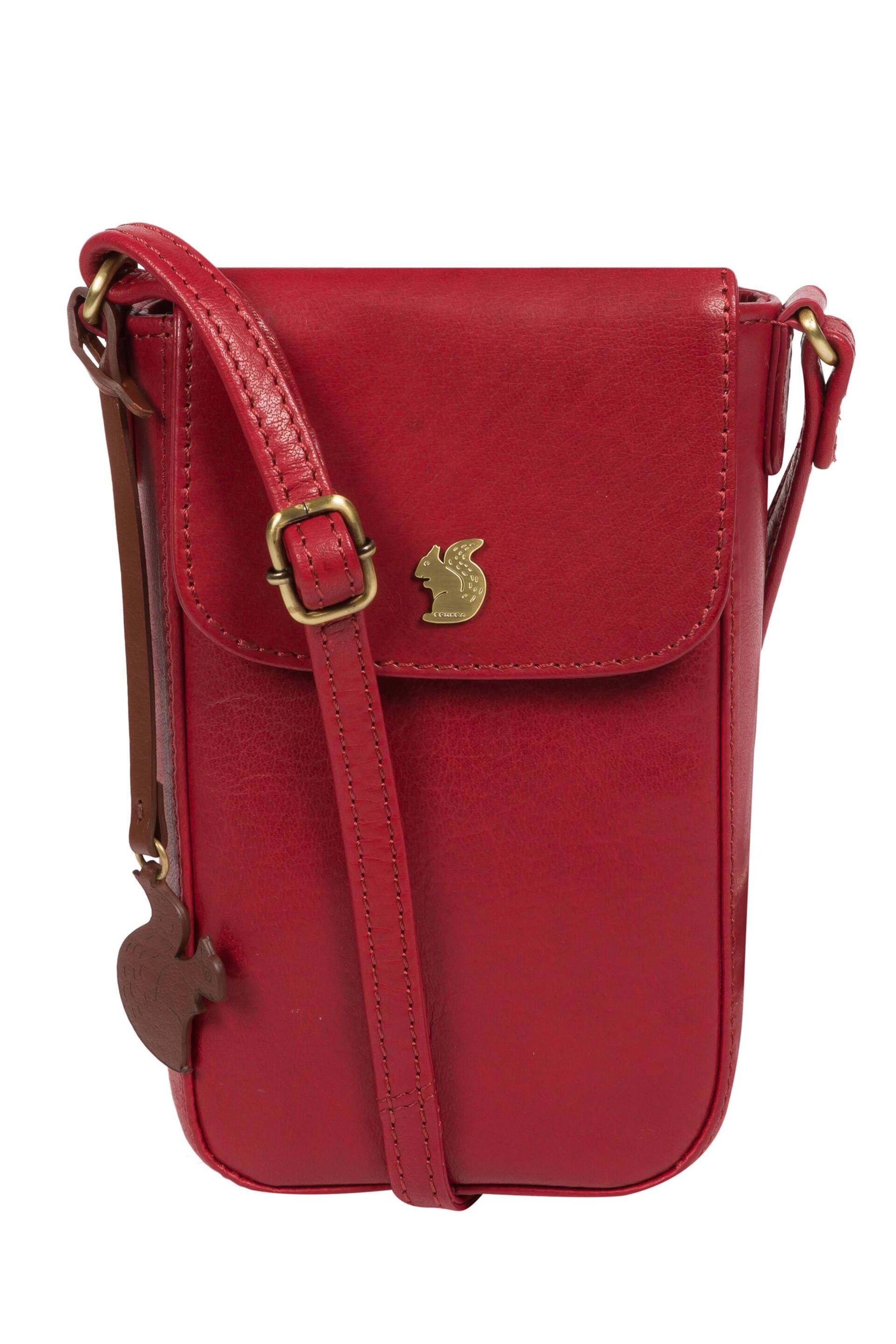 Conkca Buzz Leather Cross-Body Phone Bag - Image 1 of 5