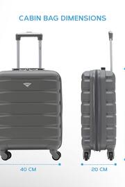 Flight Knight Ryanair Priority 4 Wheel ABS Hard Case Cabin Carry On Suitcase 55x40x20cm  Set Of 2 - Image 6 of 8
