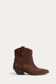 Boden Brown Western Ankle Boots - Image 2 of 5