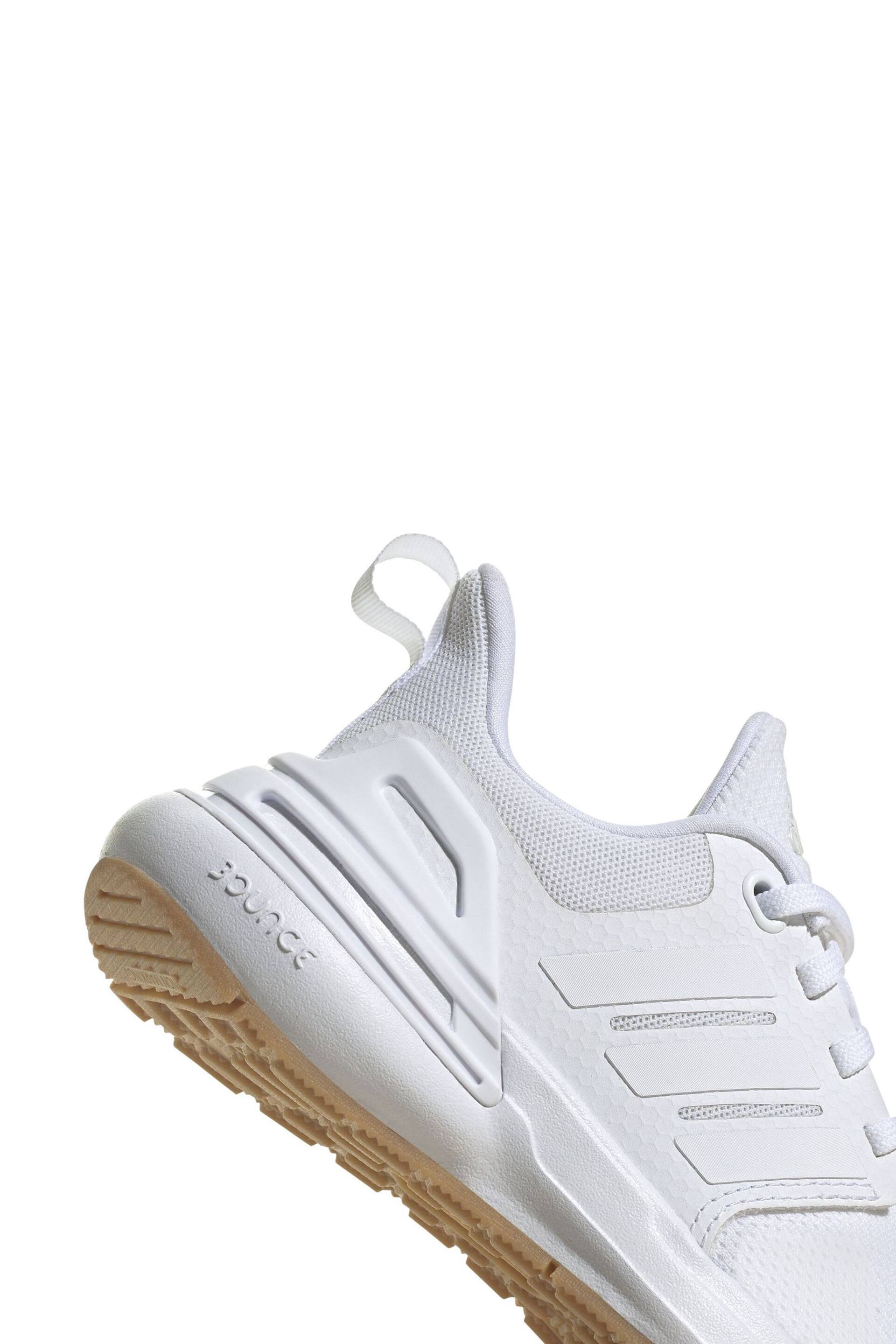 adidas White Sportswear Kids Rapidasport Bounce Lace Trainers - Image 8 of 9
