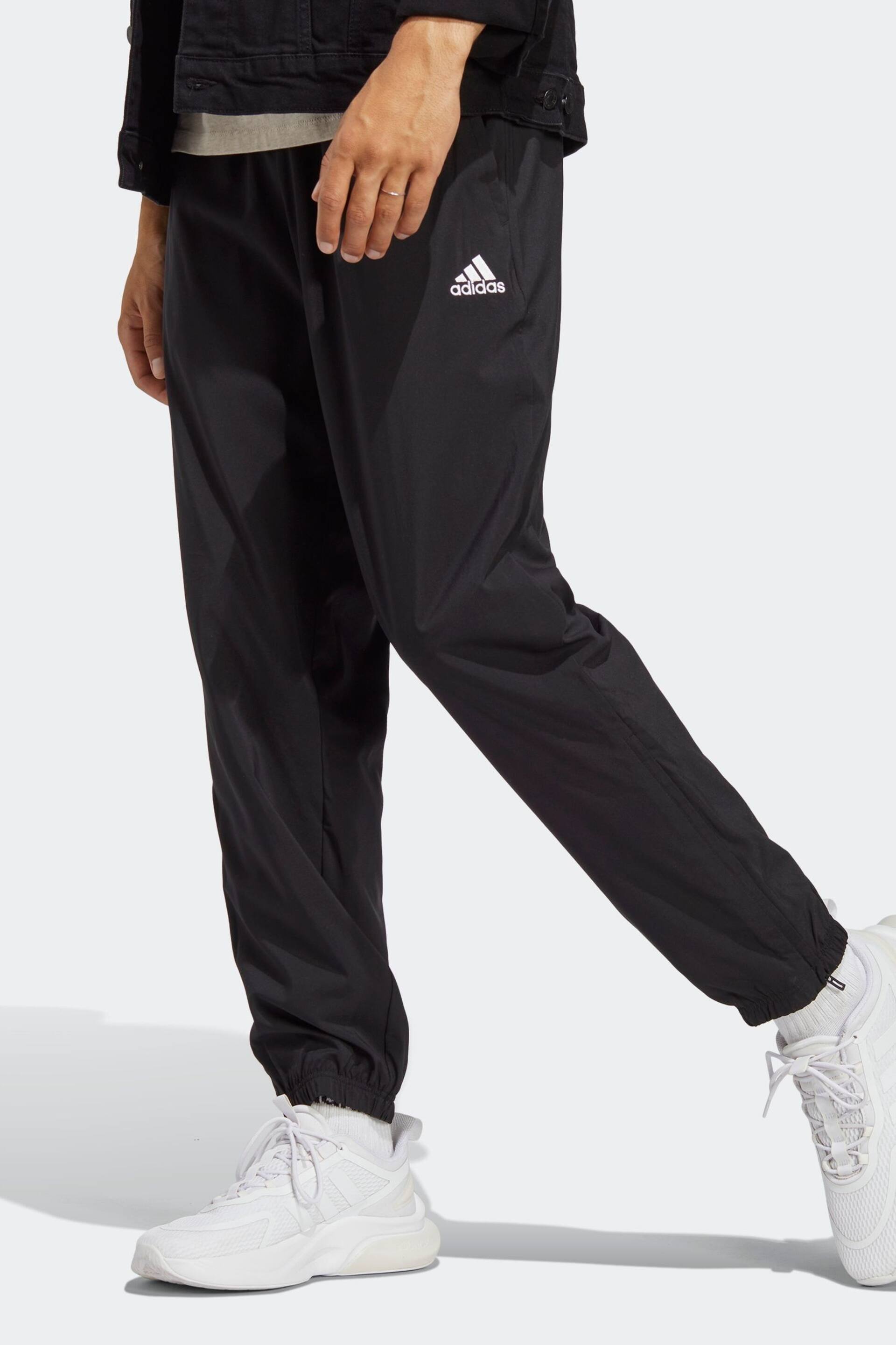 adidas Black Sportswear AEROREADY Essentials Stanford Elastic Cuff Joggers - Image 1 of 6