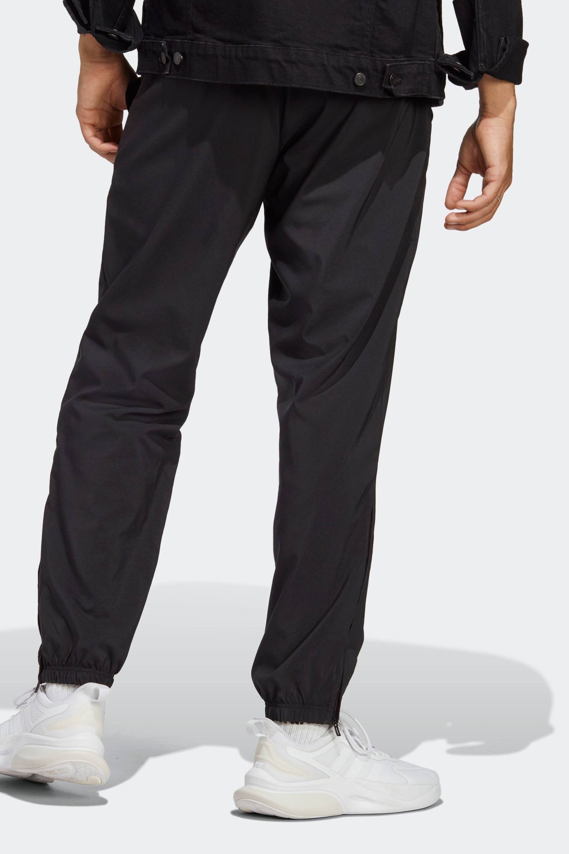 adidas Black Sportswear AEROREADY Essentials Stanford Elastic Cuff Joggers - Image 2 of 6