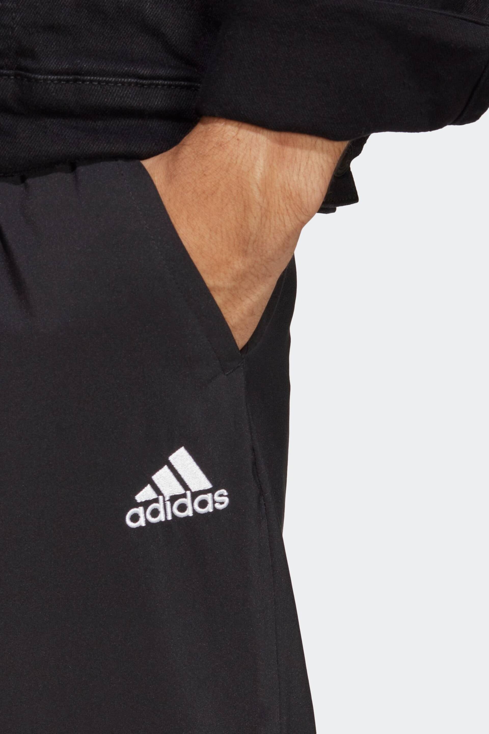 adidas Black Sportswear AEROREADY Essentials Stanford Elastic Cuff Joggers - Image 4 of 6