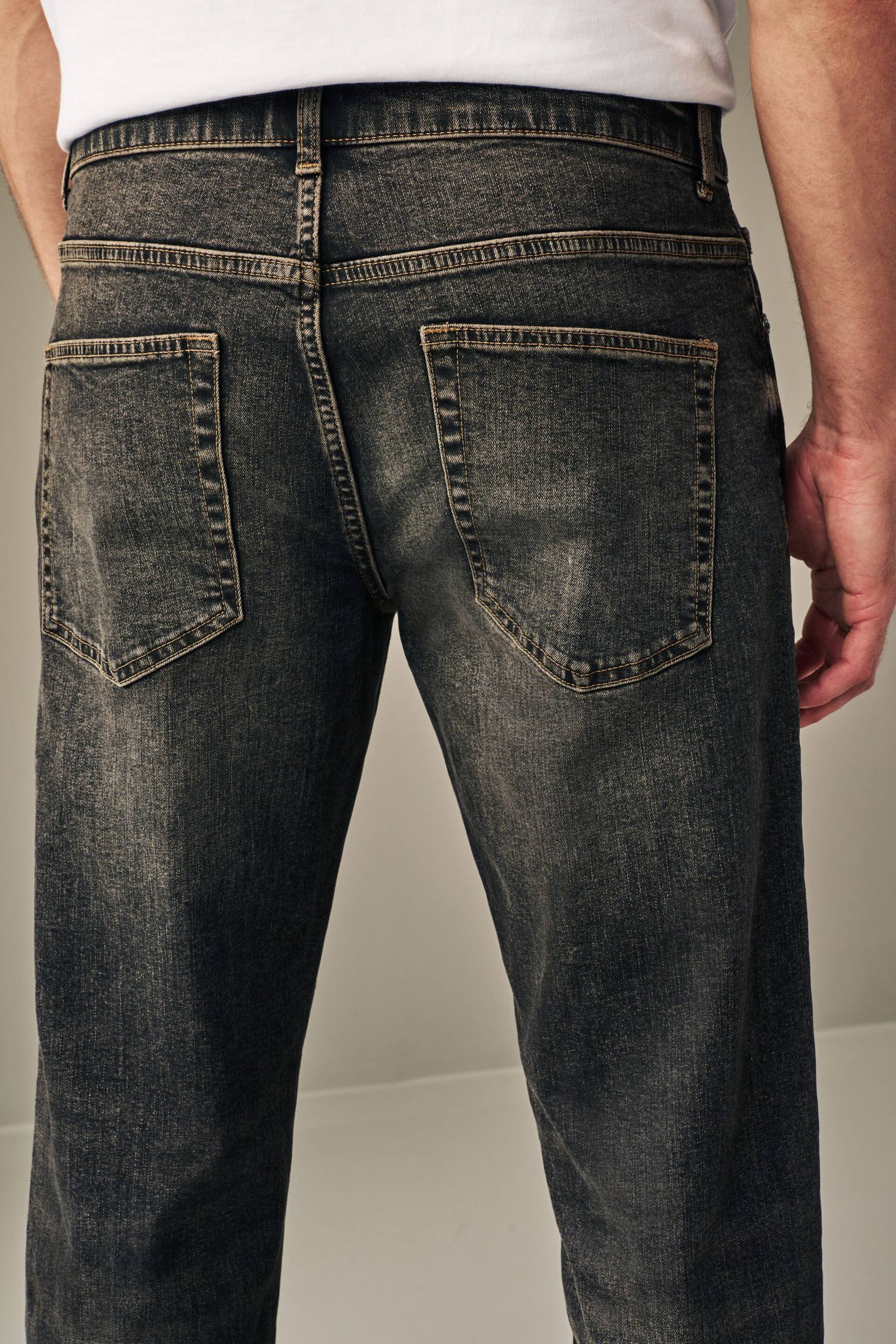 Brown Tint Relaxed Fit Vintage Stretch Authentic Jeans - Image 5 of 10