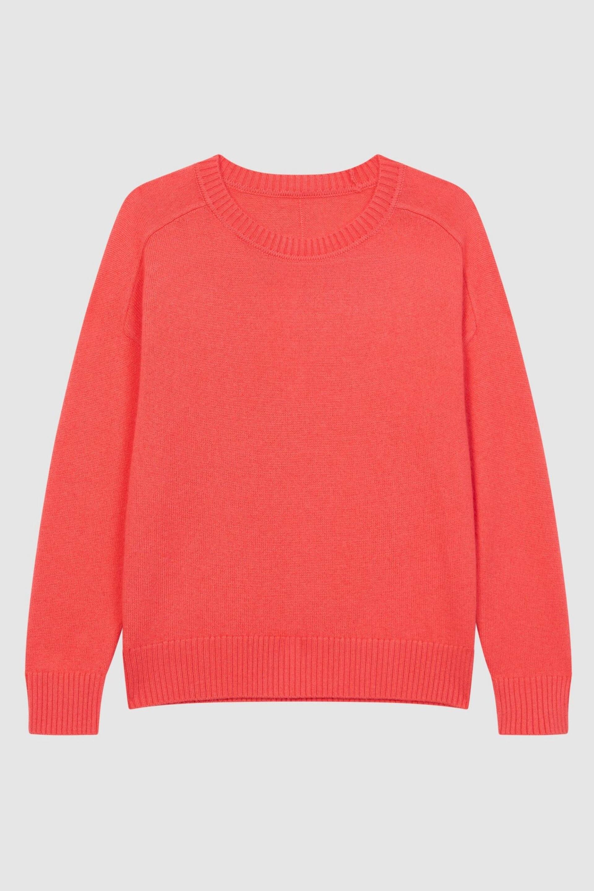 Reiss Coral Audrey Senior Crew Neck Knitted Jumper - Image 2 of 7