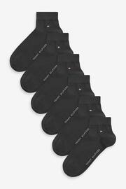 Tommy Hilfiger Black Mens Socks 6 Pack - Image 1 of 2