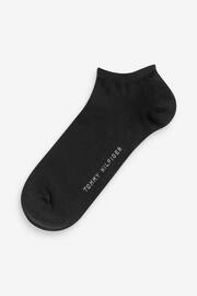 Tommy Hilfiger Black Mens Sneaker Socks 6 Pack - Image 2 of 2