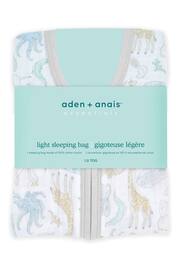 aden + anais™ Essentials Cotton Muslin 1.0 TOG Light Sleeping Bag Natural History - Image 3 of 6