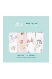 aden + anais Disney Princess Essentials Cotton Muslin Blankets 4 Pack - Image 5 of 5