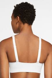 Nike White Medium Dri-FIT Indy Support Padded Cutout Sports Bra - Image 2 of 4