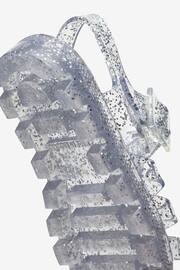Silver Glitter Jelly Sandals - Image 4 of 4