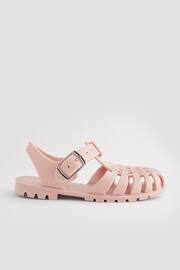 Pink Jelly Fisherman Sandals - Image 2 of 5