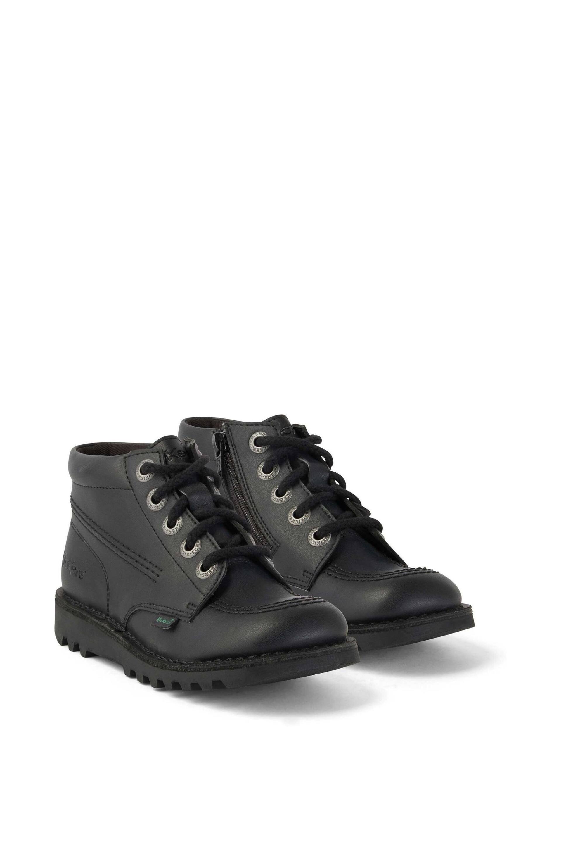 Kickers Junior Kick Hi Black Boots - Image 2 of 2