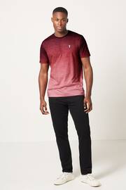 Coral Red Stag Dip Dye T-Shirt - Image 2 of 5