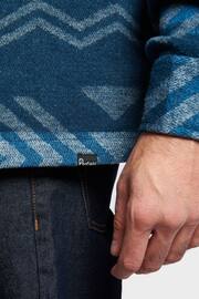 Penfield Blue Geo Brushed Shirt - Image 5 of 7
