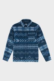 Penfield Blue Geo Brushed Shirt - Image 6 of 7