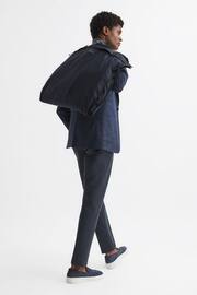 Reiss Dark Navy Callum Nylon Webbing Suit Bag - Image 3 of 5