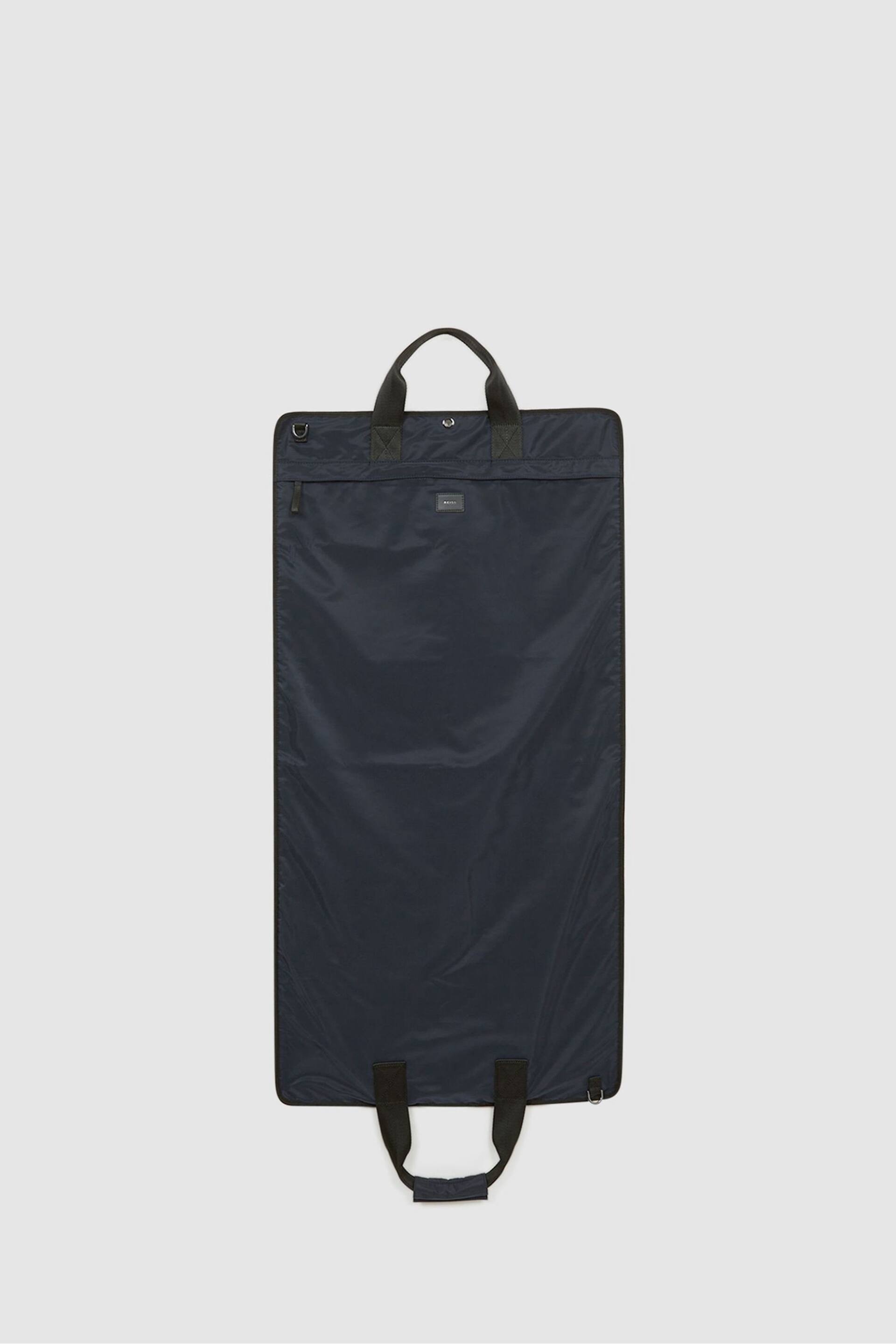 Reiss Dark Navy Callum Nylon Webbing Suit Bag - Image 4 of 5