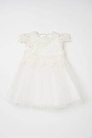 Angel & Rocket White Lace Bodice Baby Dress - Image 2 of 4