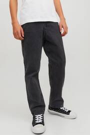 JACK & JONES Black Relaxed Fit Stretch Jeans - Image 1 of 6