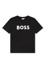 BOSS Black Short Sleeved Logo T-Shirt - Image 2 of 3