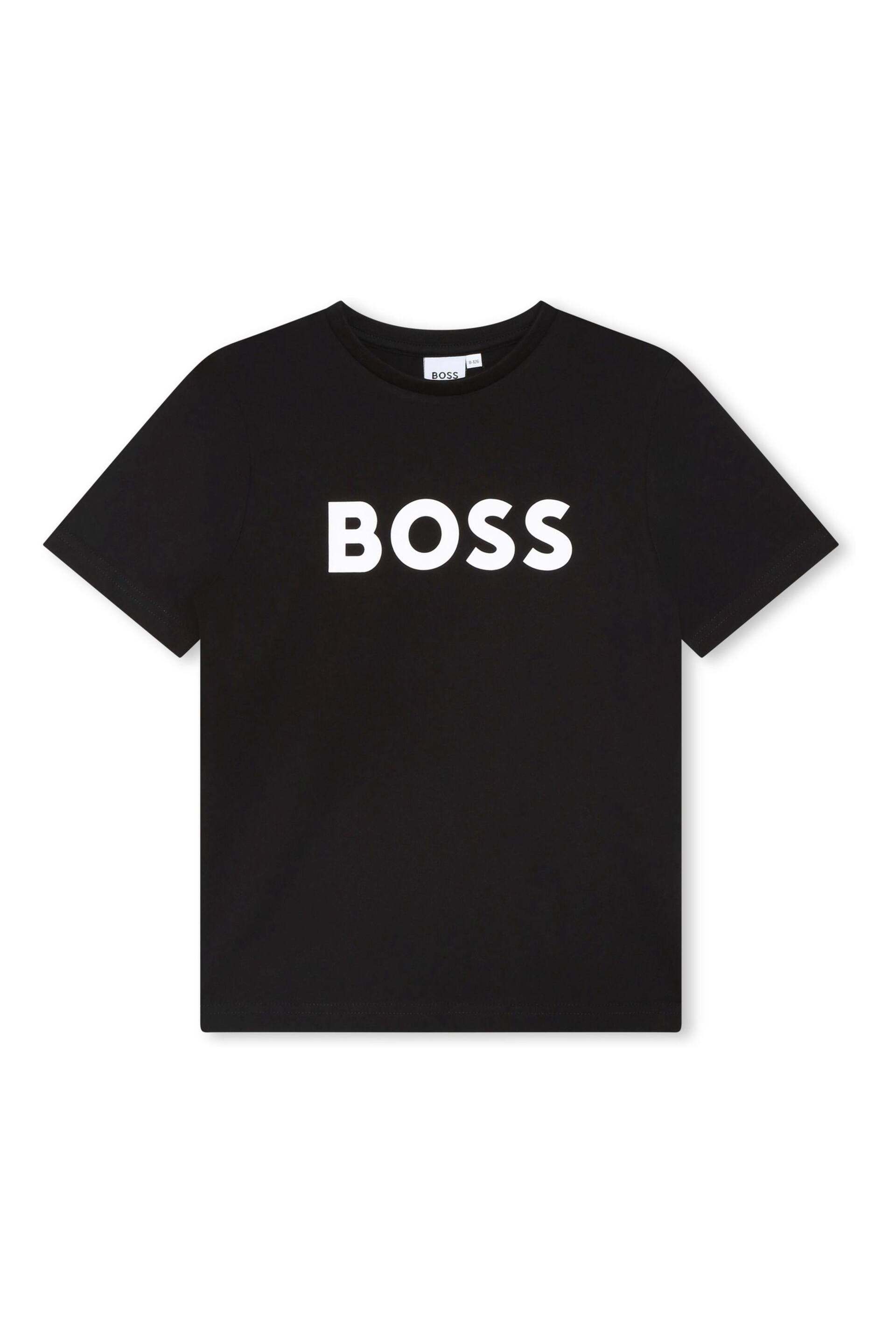 BOSS Black Short Sleeved Logo T-Shirt - Image 2 of 3